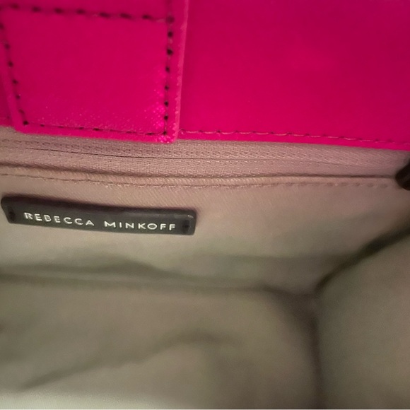 NWT Rebecca Minkoff Mini bag in Fuschia New without tags - Picture 3 of 8